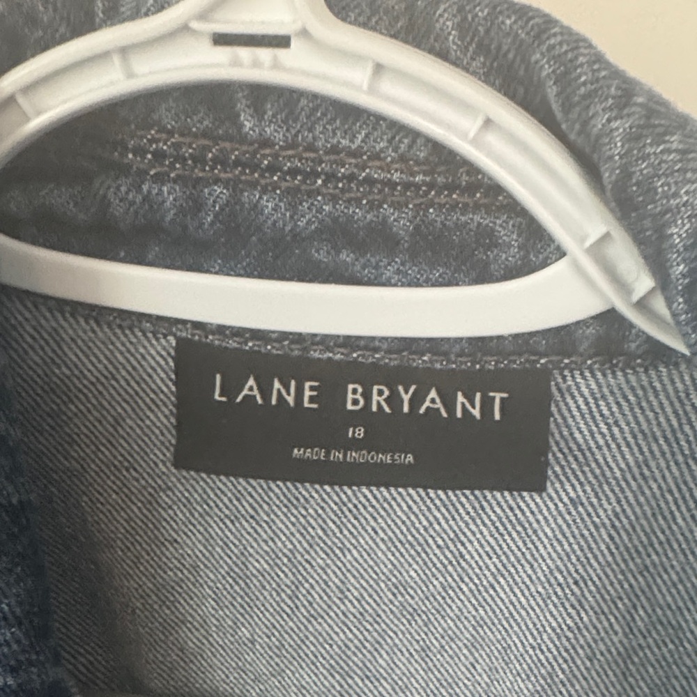 Lane Bryant Classic Blue Jean Jacket - Picture 3 of 5